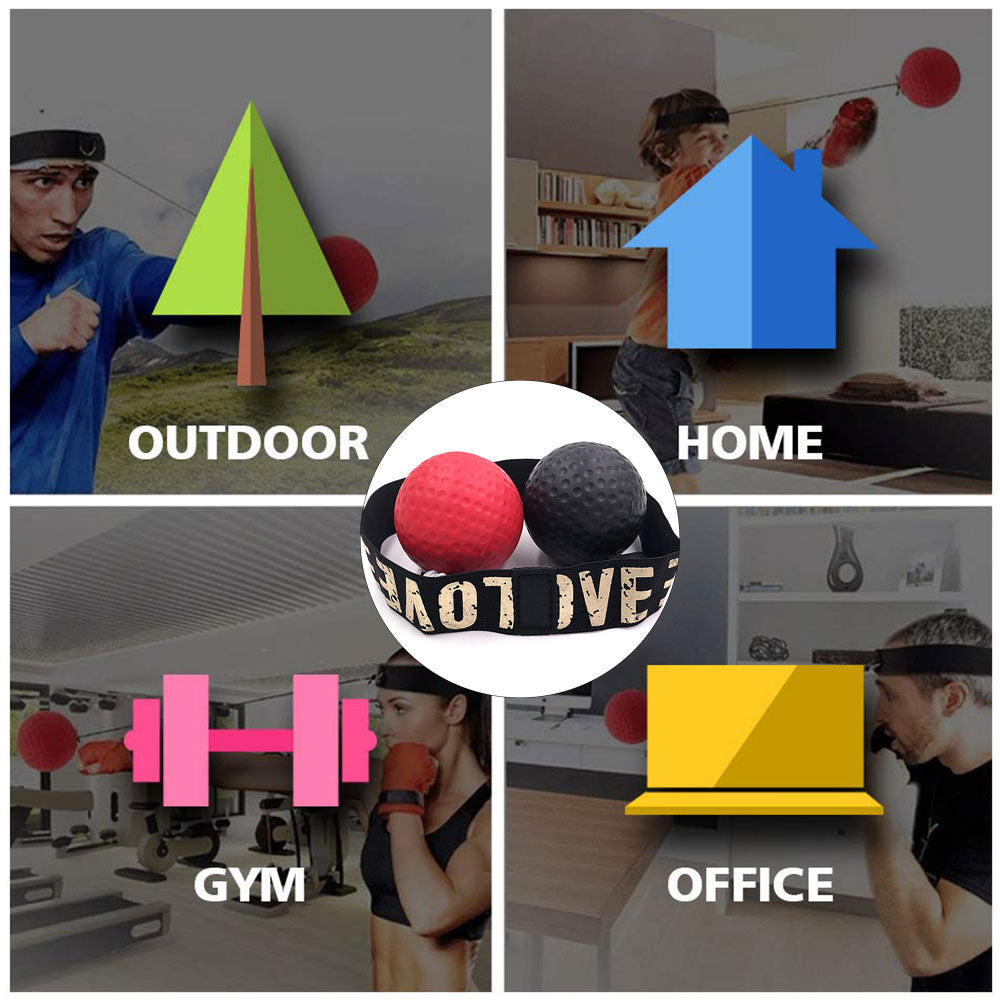 ReflexPro Headband Punch Ball Trainer