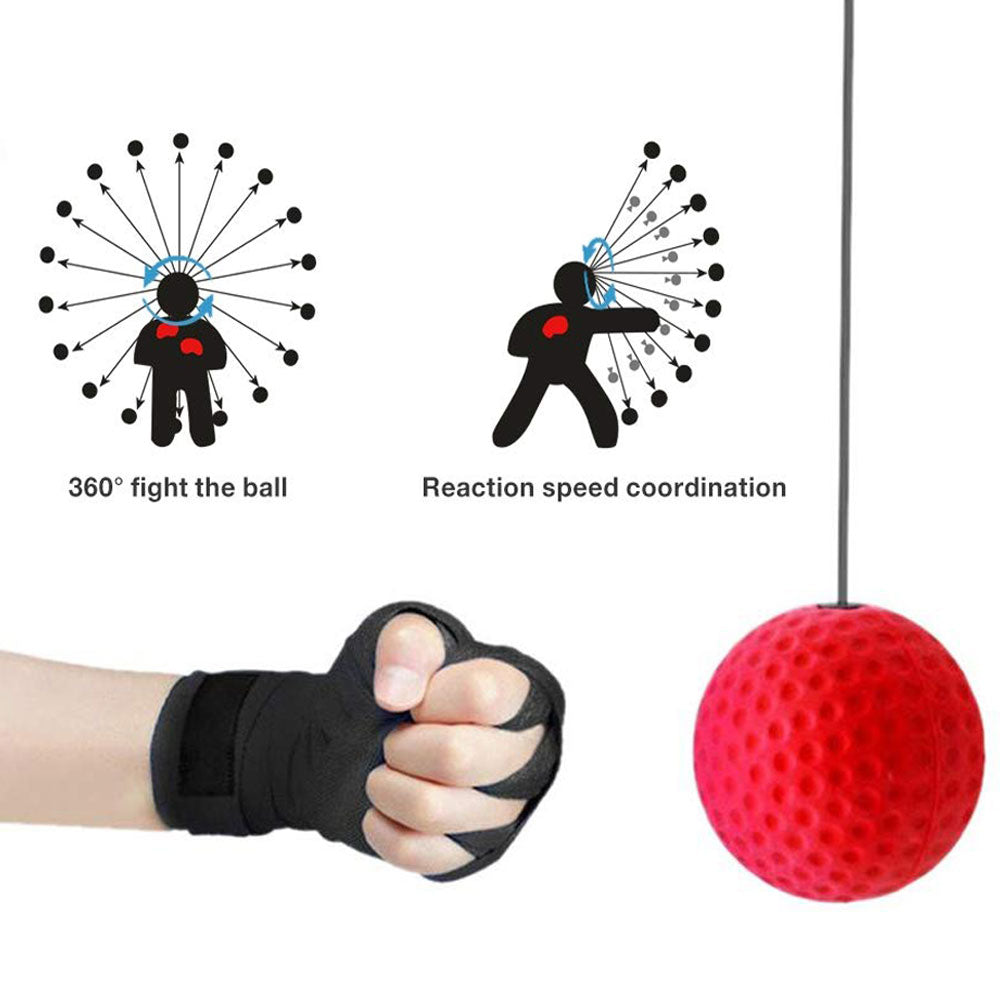 ReflexPro Headband Punch Ball Trainer