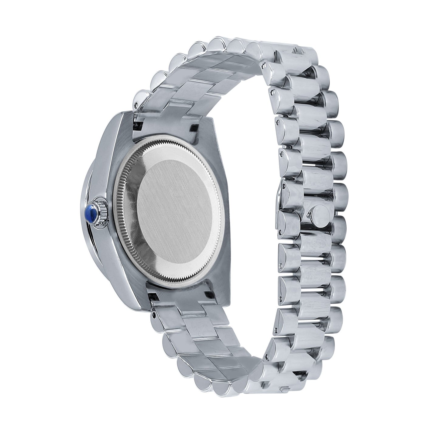 Triple S Stainless Steel Watch - Iced Bezel