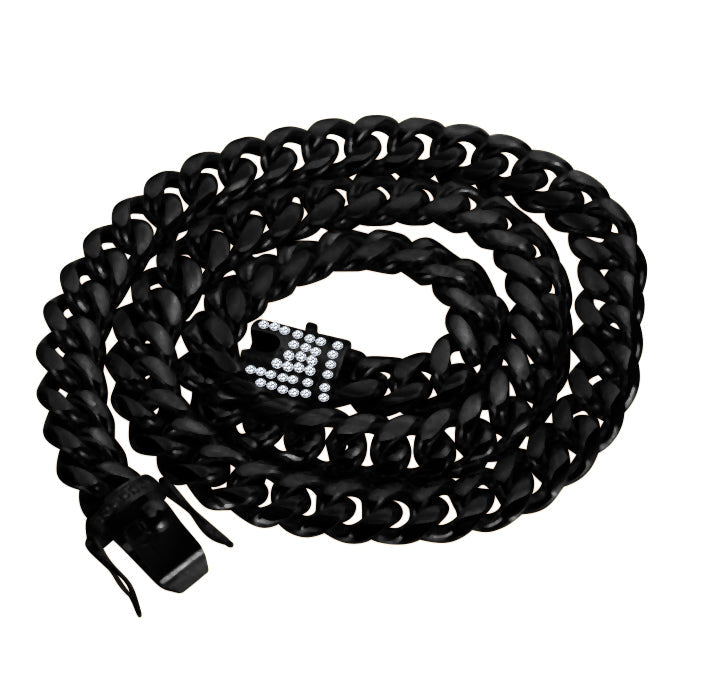 Black cuban link - black ice