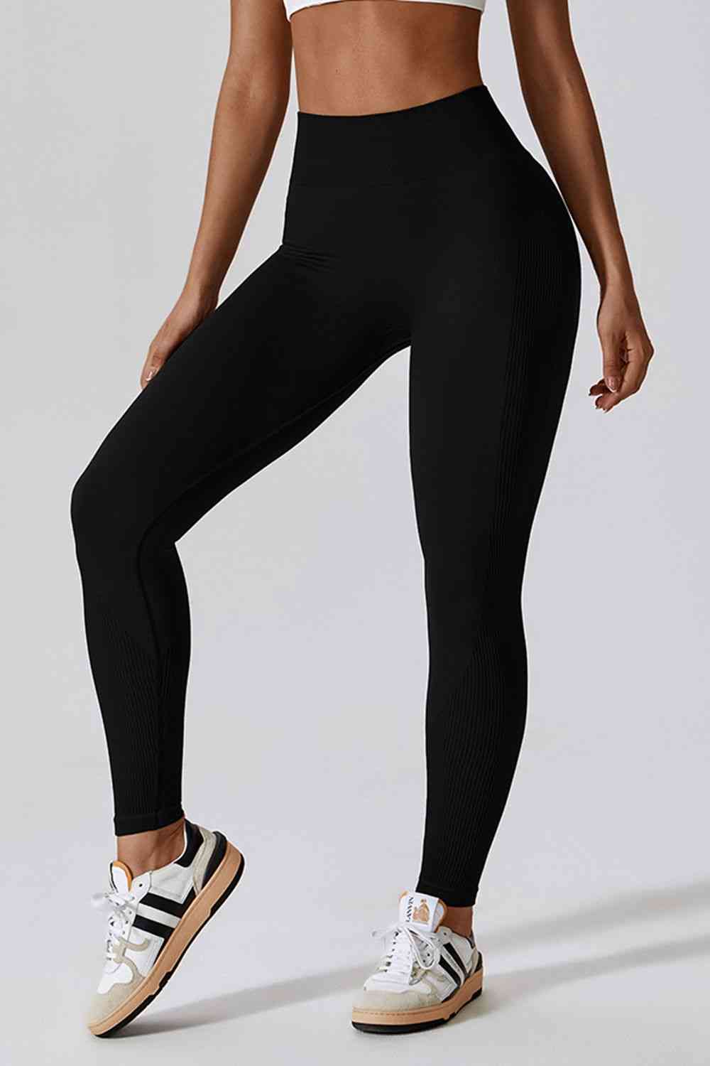 Wide Waistband Slim Fit Leggings