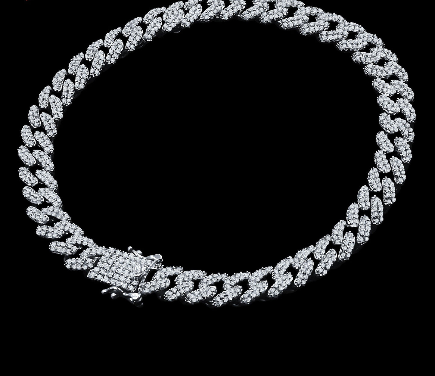 10MM Silver Cuban Bracelet
