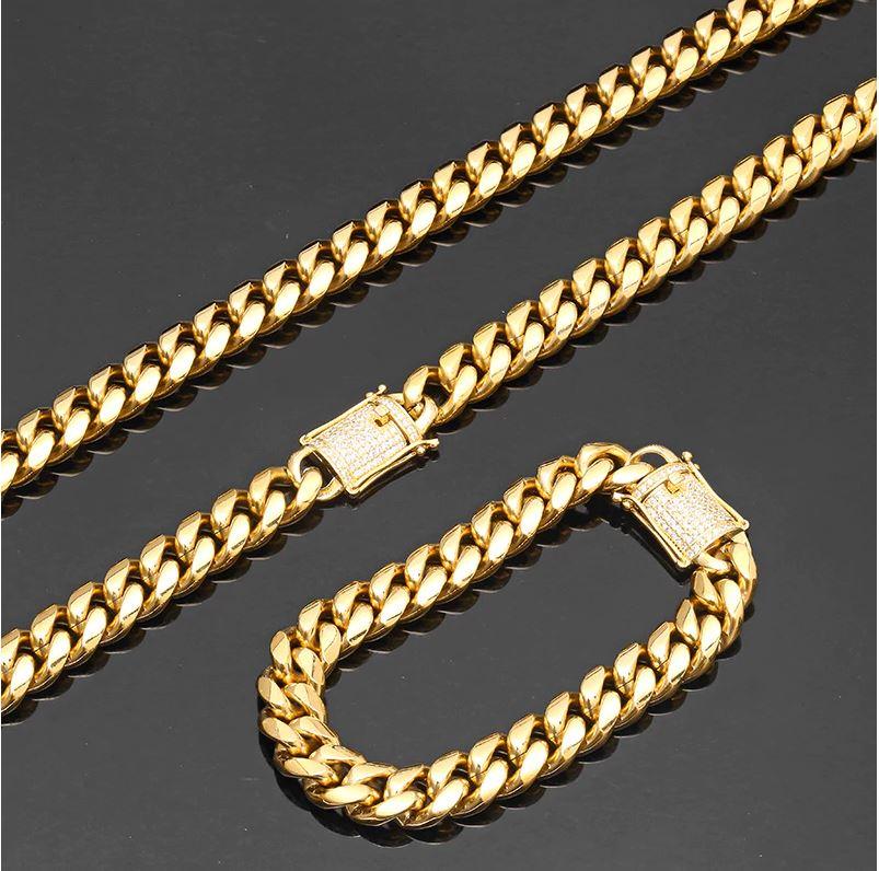 Gold Cuban Link Chain