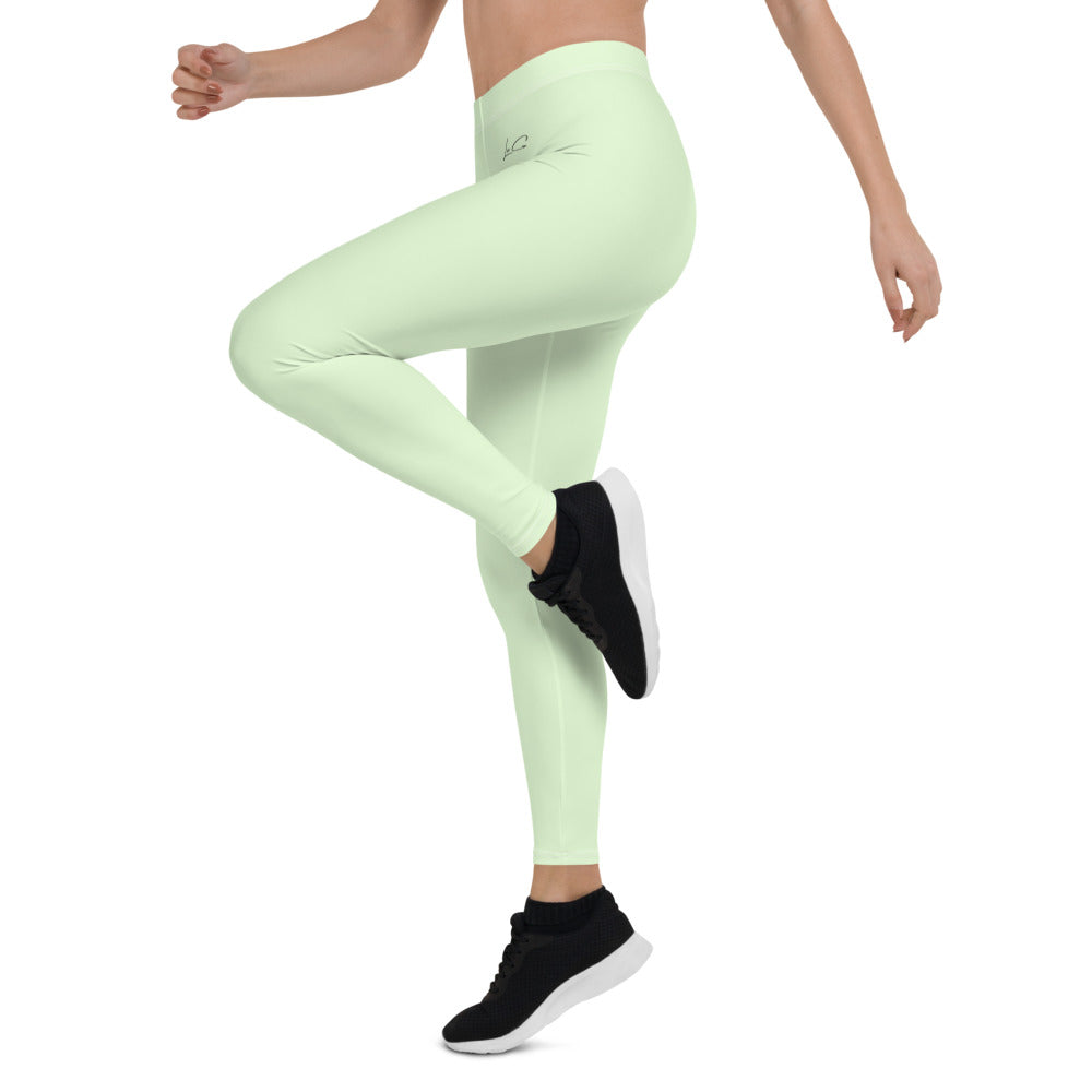Queen X Leggings (Lime) - Leo Cor by Forte