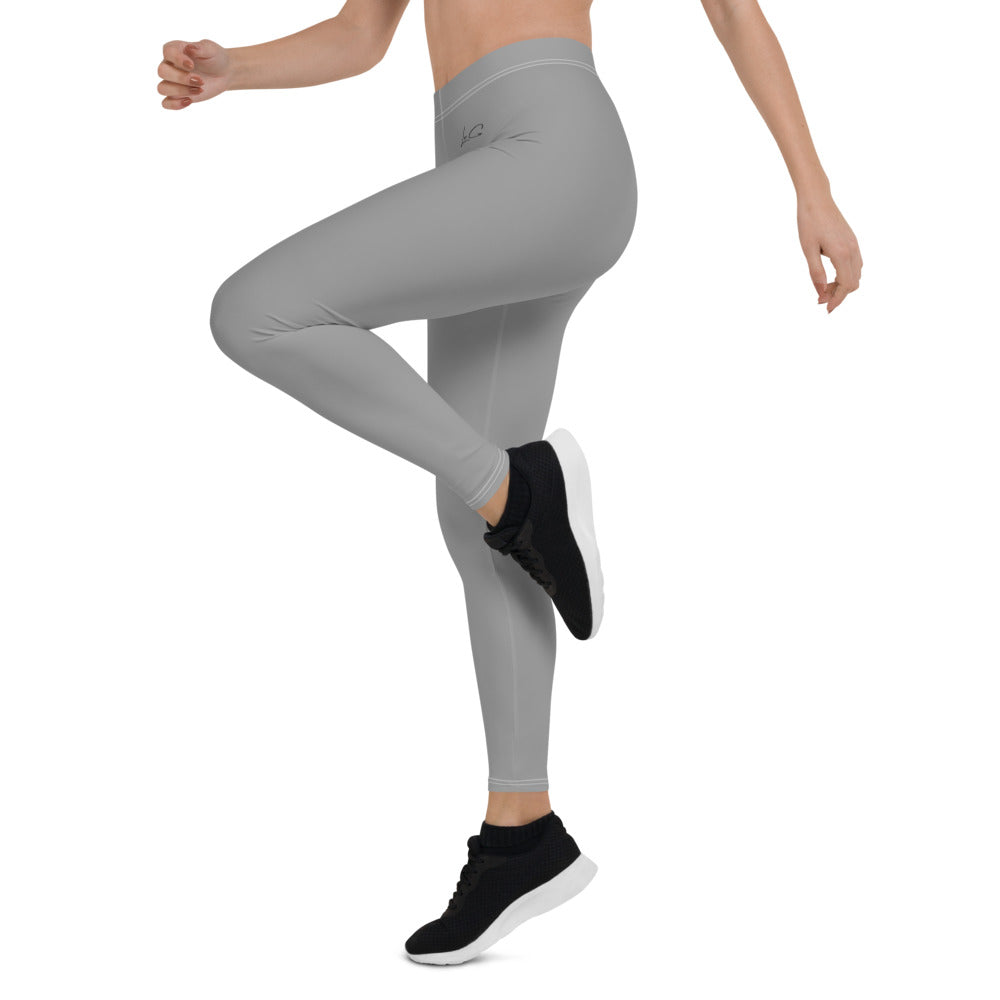 Queen X Leggings (Nobel Gray) - Leo Cor by Forte