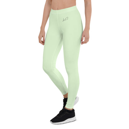Queen X Leggings (Lime) - Leo Cor by Forte