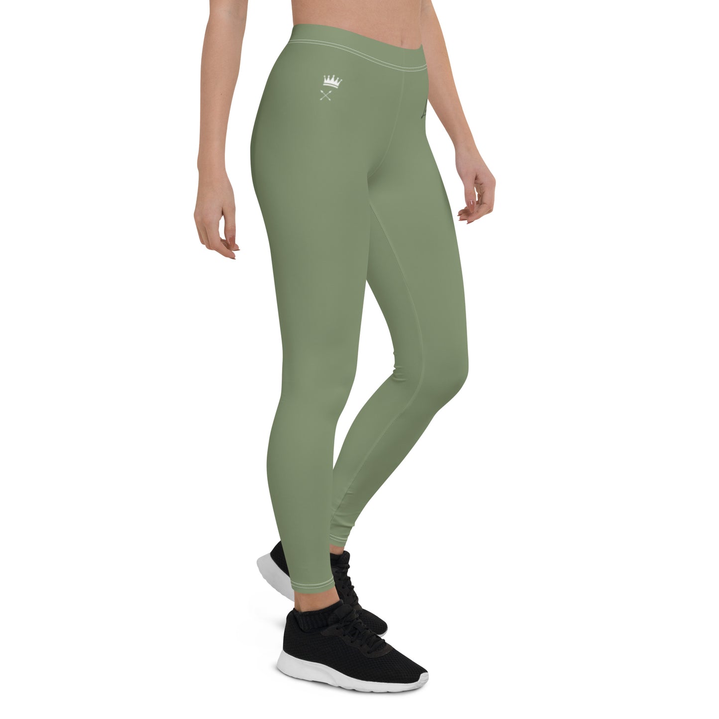Queen X Leggings (Army Green)