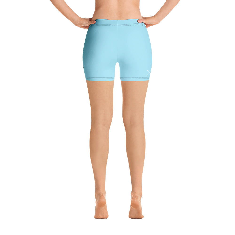 Blue X Gym Shorts - Leo Cor by Forte