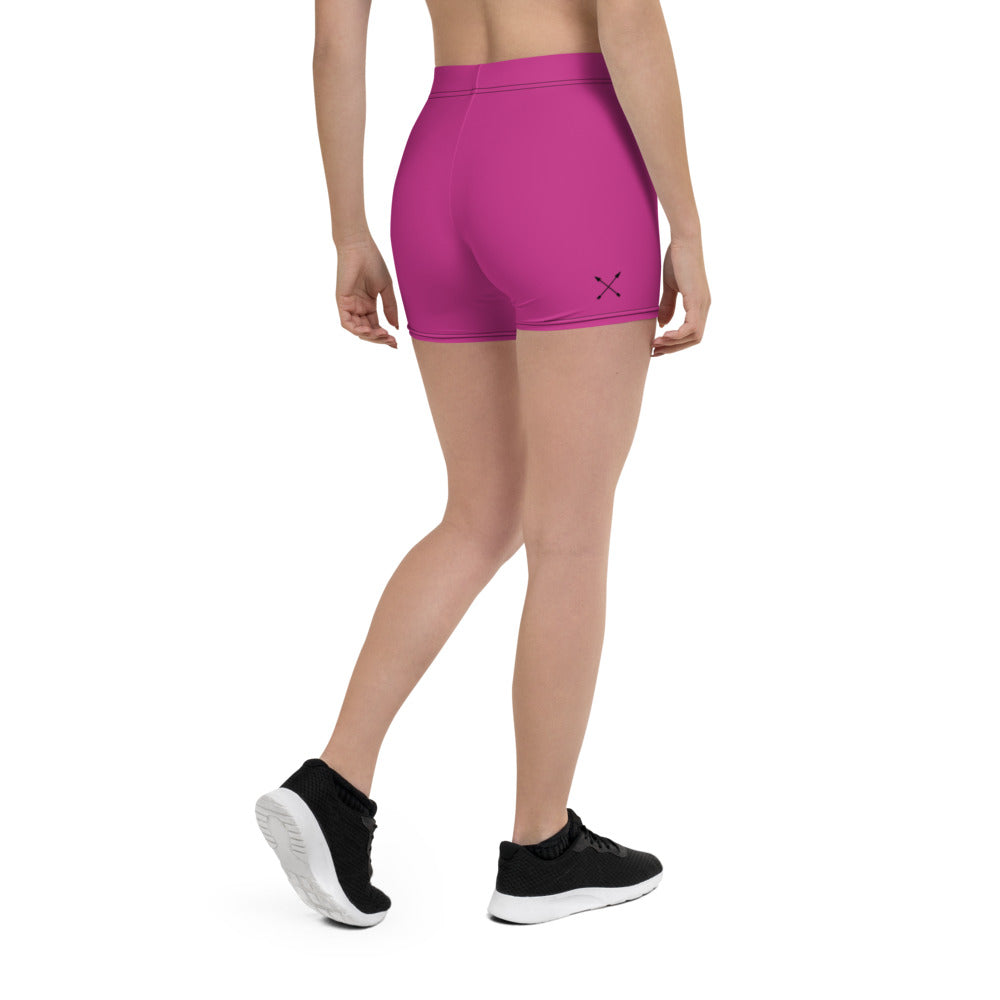 Queen X Gym Shorts (Pink) - Leo Cor by Forte