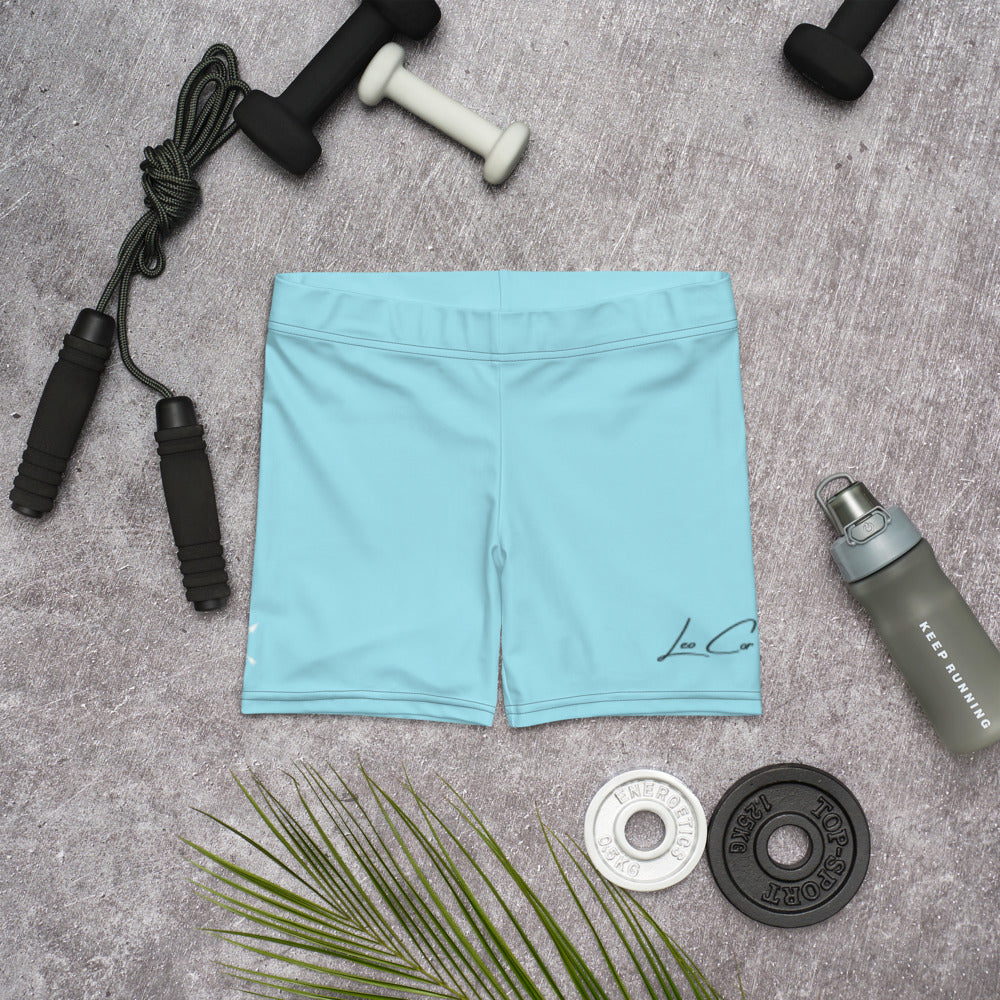 Blue X Gym Shorts - Leo Cor by Forte