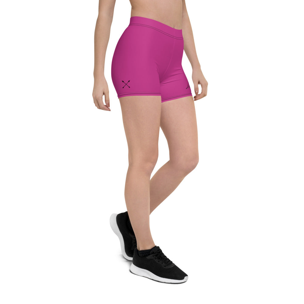 Queen X Gym Shorts (Pink) - Leo Cor by Forte