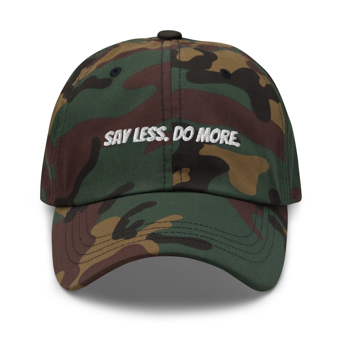 “Say Less. Do More.” Cap