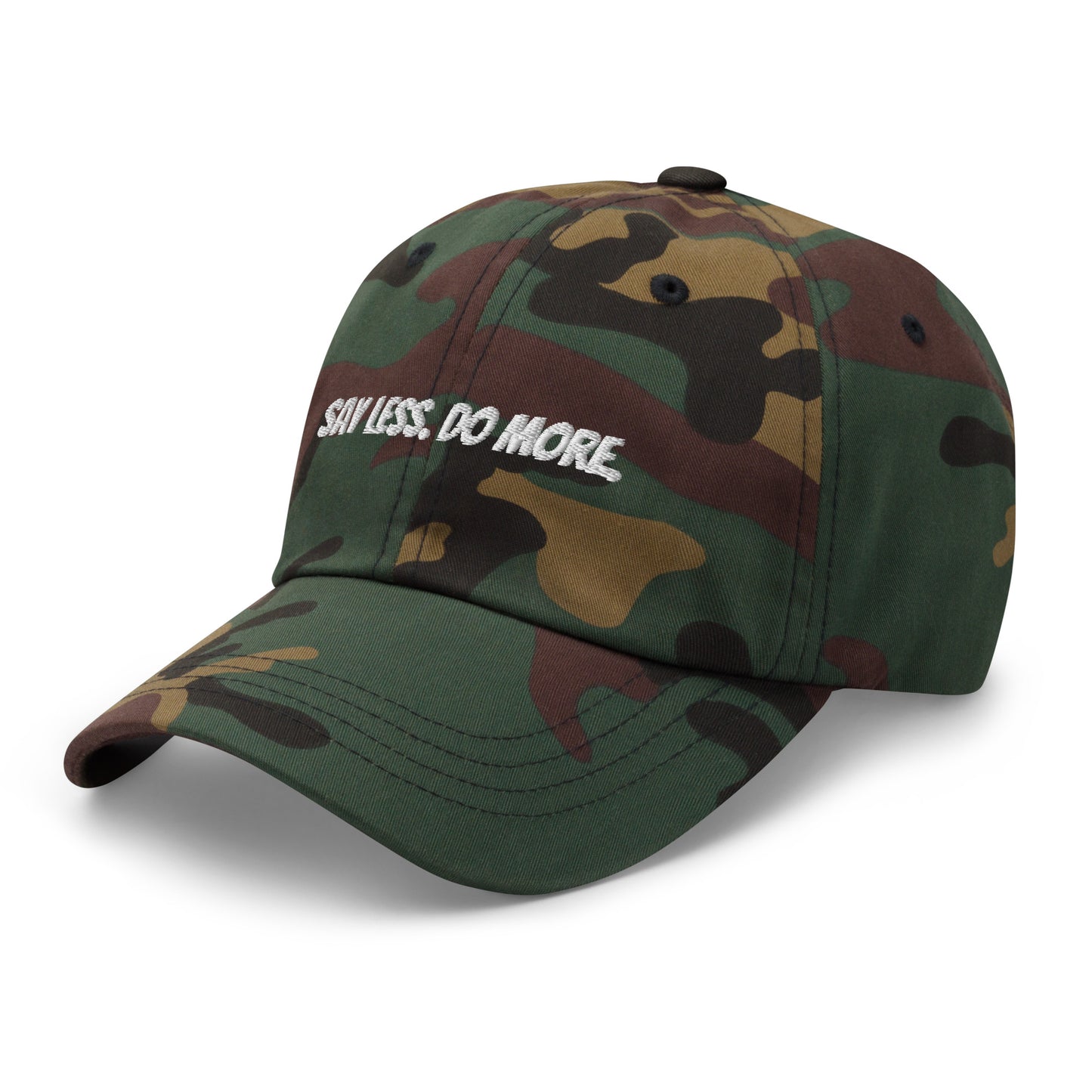 “Say Less. Do More.” Cap