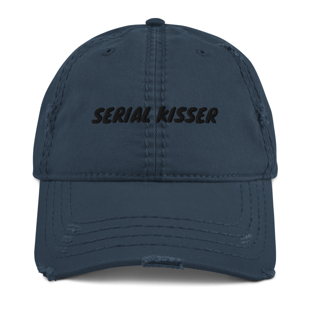 Distressed “Serial Kisser” Dad Hat - Leo Cor by Forte