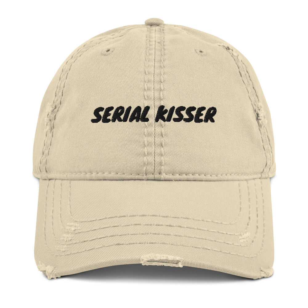 Distressed “Serial Kisser” Dad Hat - Leo Cor by Forte