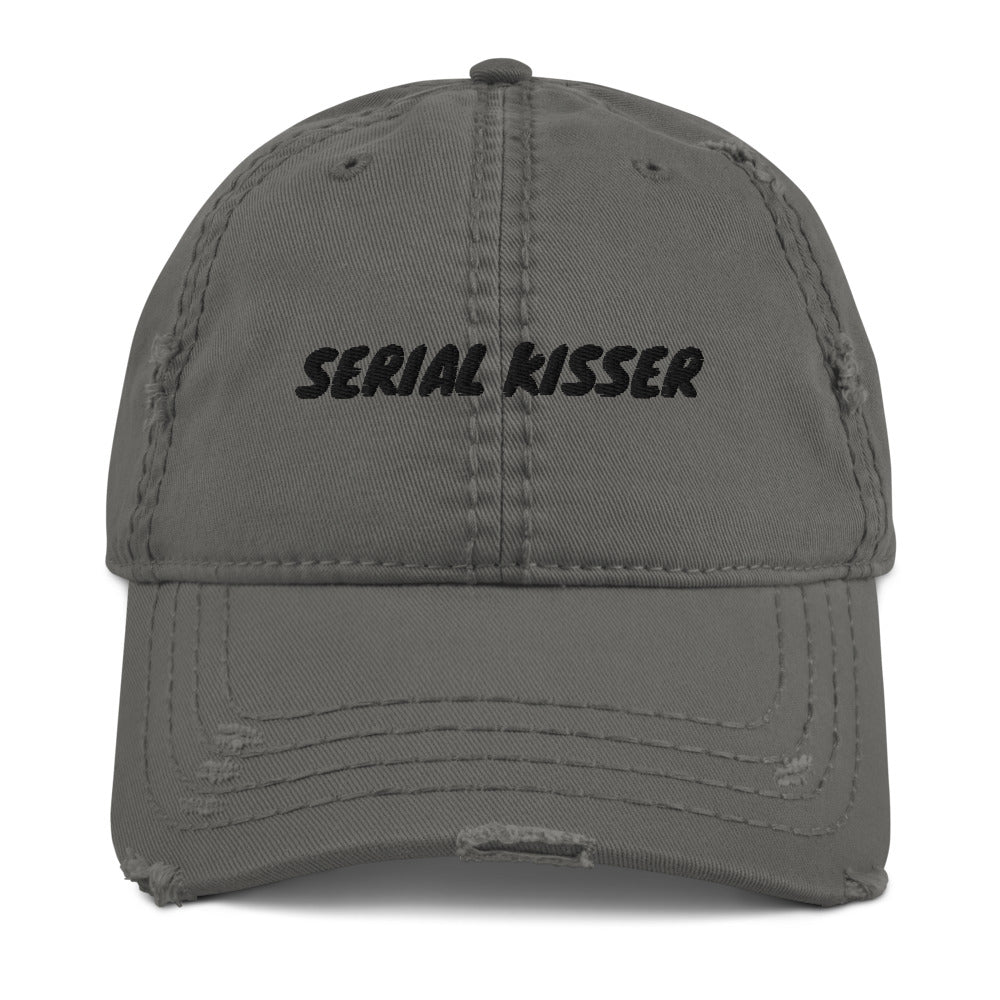 Distressed “Serial Kisser” Dad Hat - Leo Cor by Forte