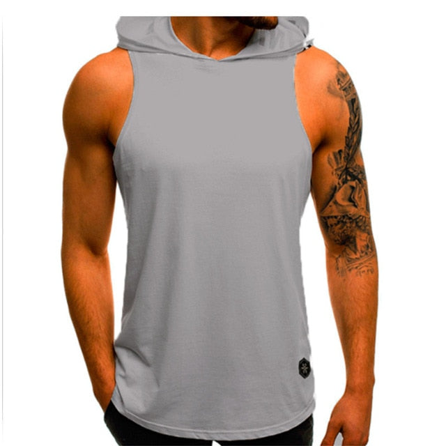 Muscle Hoodie Tank - Leo Cor by Forte
