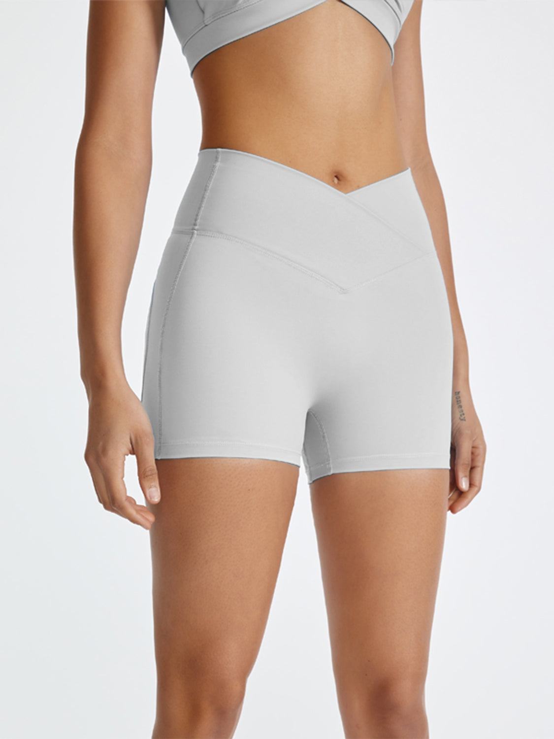 High Waist V-Cut Shorts