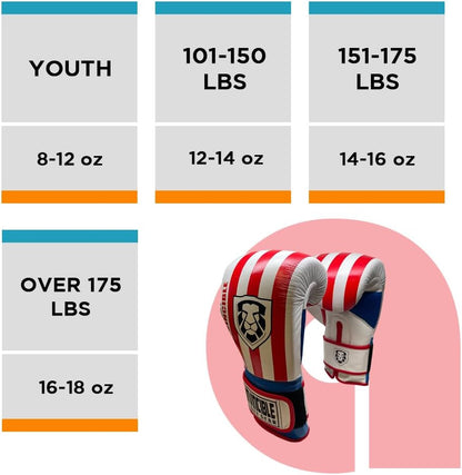 Patriot Power Boxing Gloves - Invincible Series