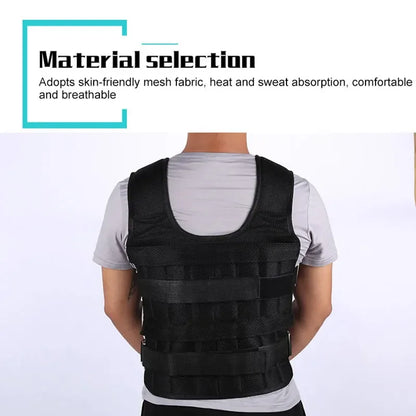 Adjustable Weighted Training Vest (Up to 40lbs)