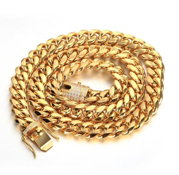 Gold Cuban Link Chain
