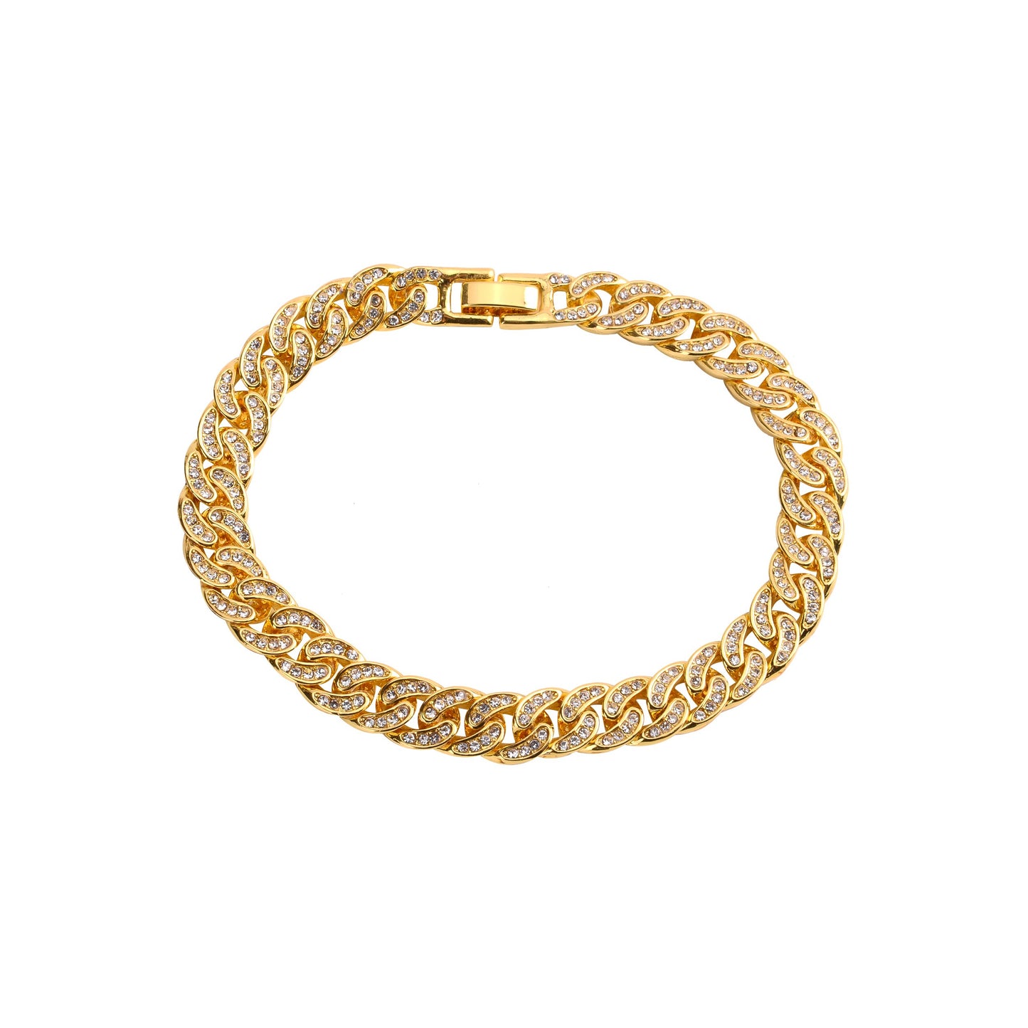 Gold Cuban Bracelet - 8MM