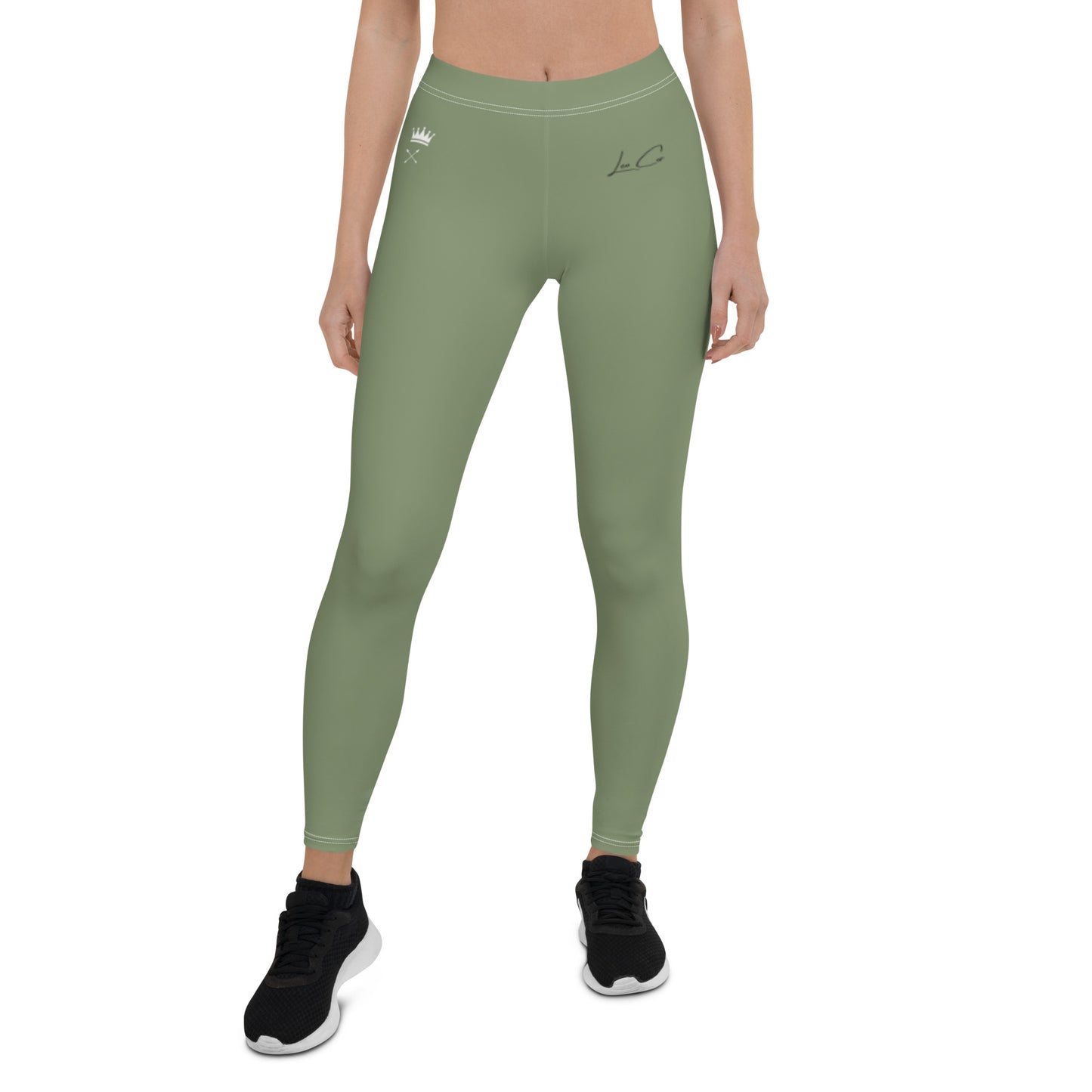 Queen X Leggings (Army Green)