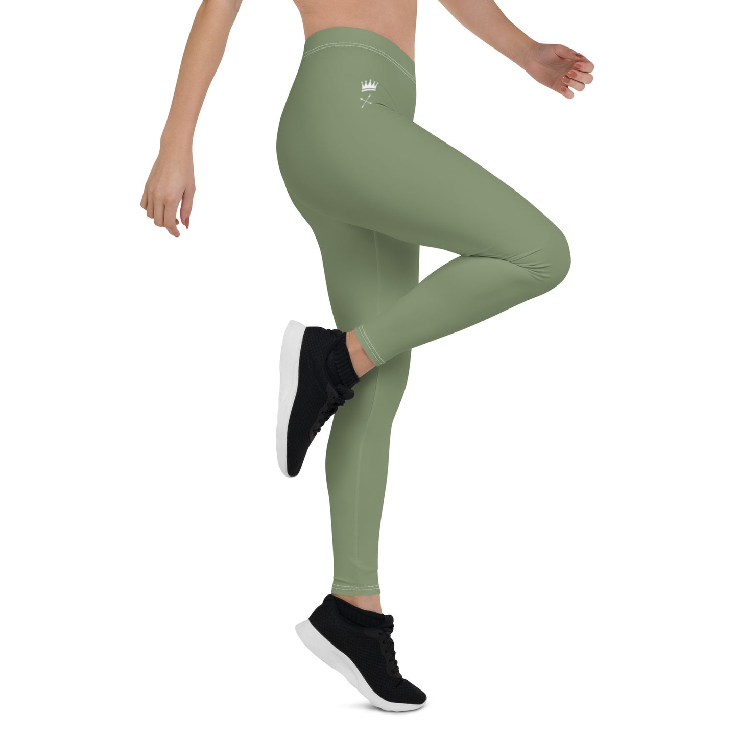 Queen X Leggings (Army Green)