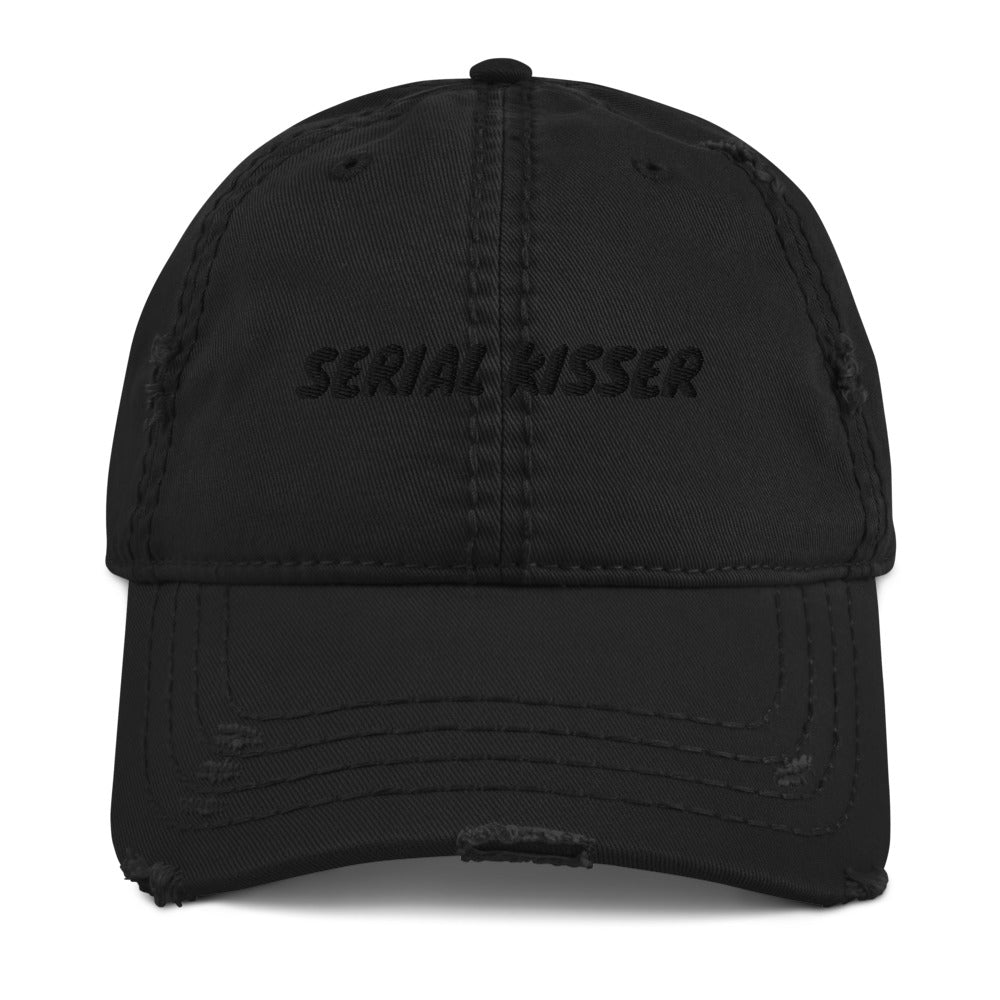 Distressed “Serial Kisser” Dad Hat - Leo Cor by Forte