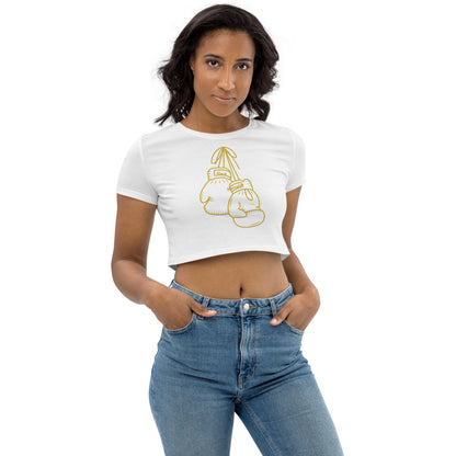 Black HER-cules Crop Top - Leo Cor by Forte